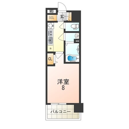 門真市駅 徒歩3分 12階の物件間取画像